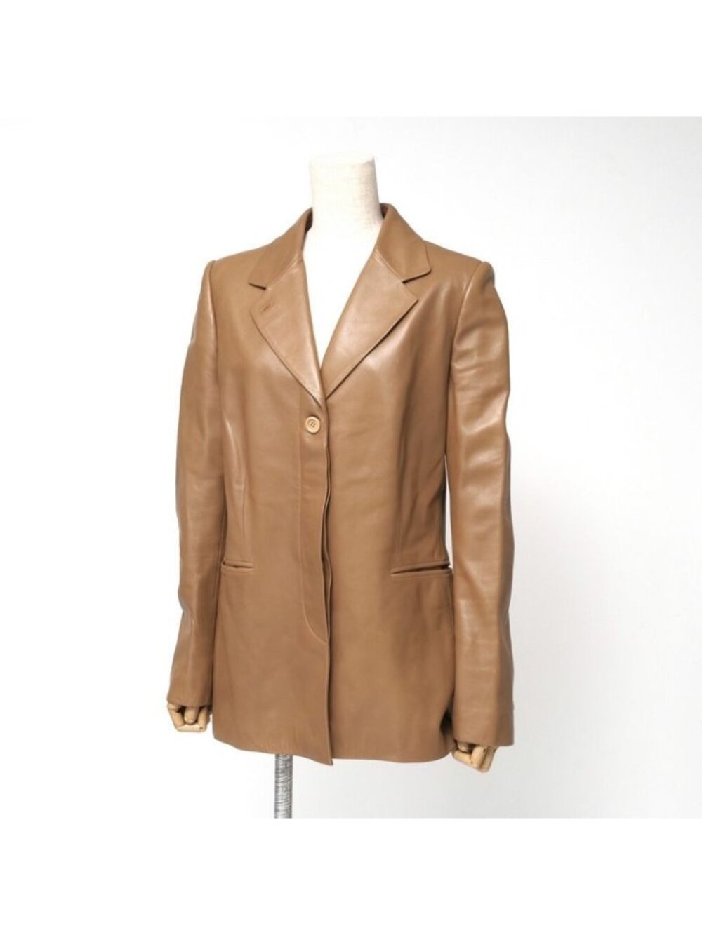 Loewe Tailored Jacket Size 40 Lamb Nappaleather Leather Buleather